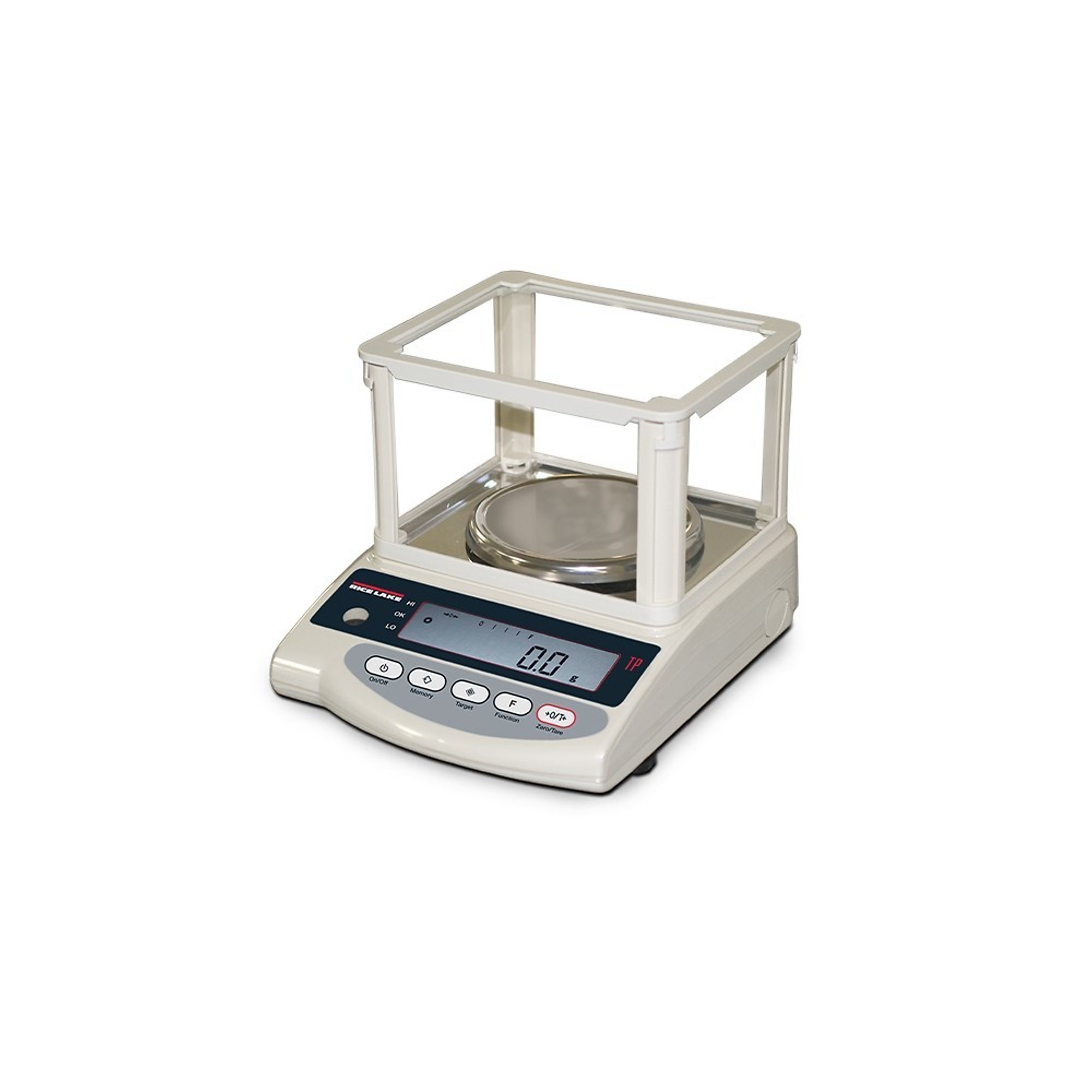Rice Lake Toploader Balance - 8200g x 0.1g, 7in. x 6.2in. Pan, 18 lb Capacity, Model# TP-8200